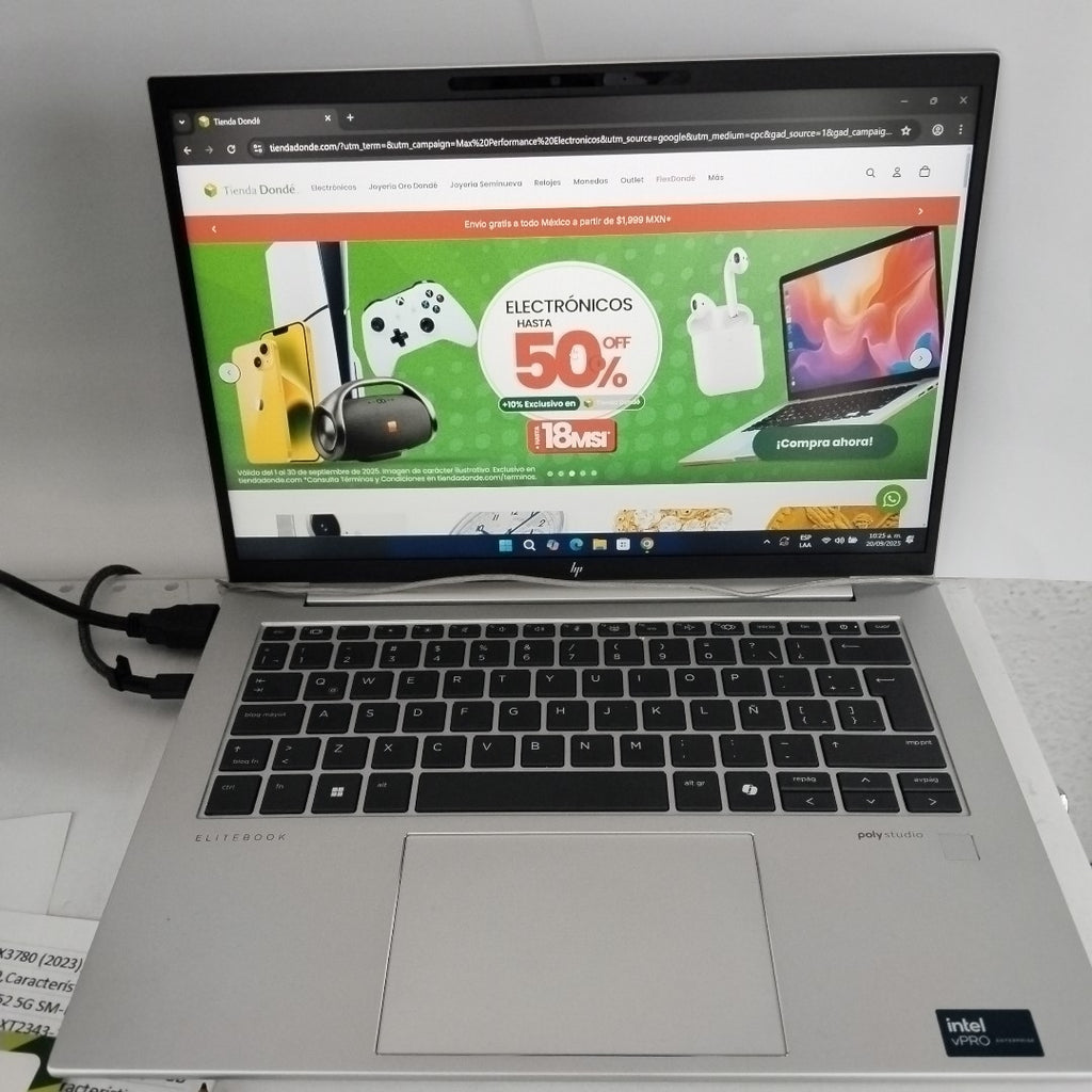 LAPTOP HP ELITEBOOK 840 G11 (2023) 512 GB SSD 32 GB RAM (SEMINUEVO)