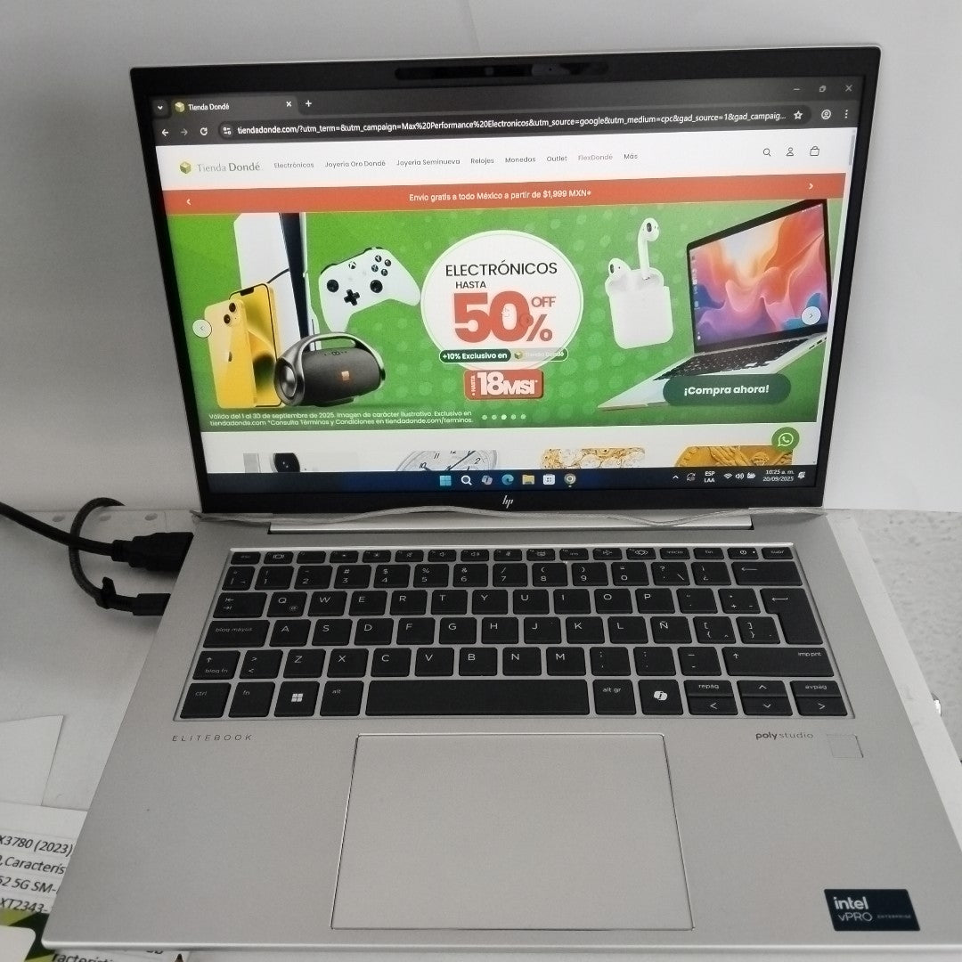 LAPTOP HP ELITEBOOK 840 G11 (2023) 512 GB SSD 32 GB RAM (SEMINUEVO)