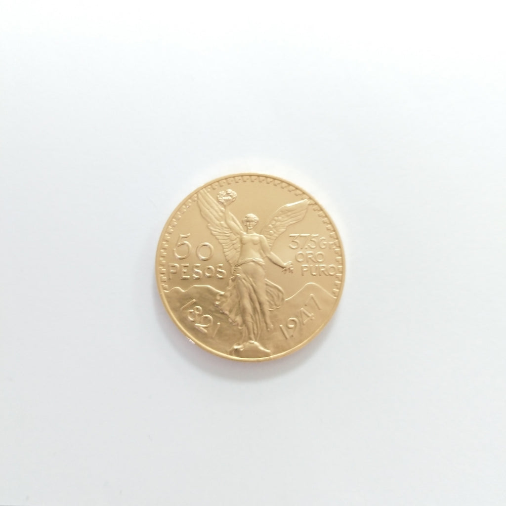 K1 41,60 GRMS - DTO. 0,00 GRMS - 21 K - AVALÚO 79534,21 * IDENTIFICACIÓN MONEDA NOMINATIVA * MONEDAS PESOS 50 PESOS (SEMINUEVO)