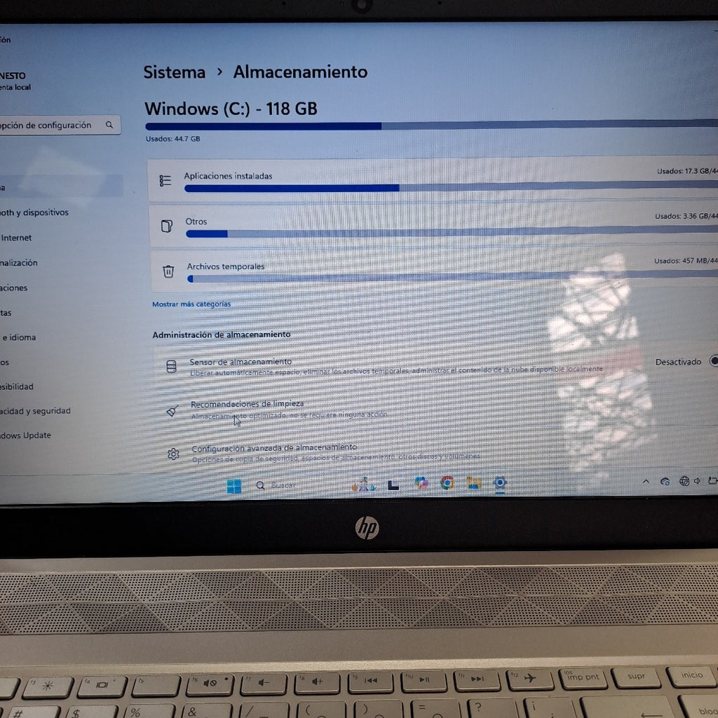 LAPTOP HP PAVILION 15-CW1012LA (2023) 1 TB + 128 GB SSD 12 GB RAM (SEMINUEVO)
