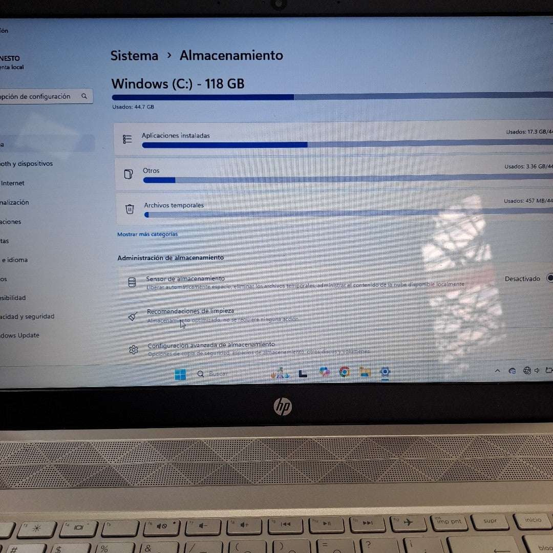 LAPTOP HP PAVILION 15-CW1012LA (2023) 1 TB + 128 GB SSD 12 GB RAM (SEMINUEVO)