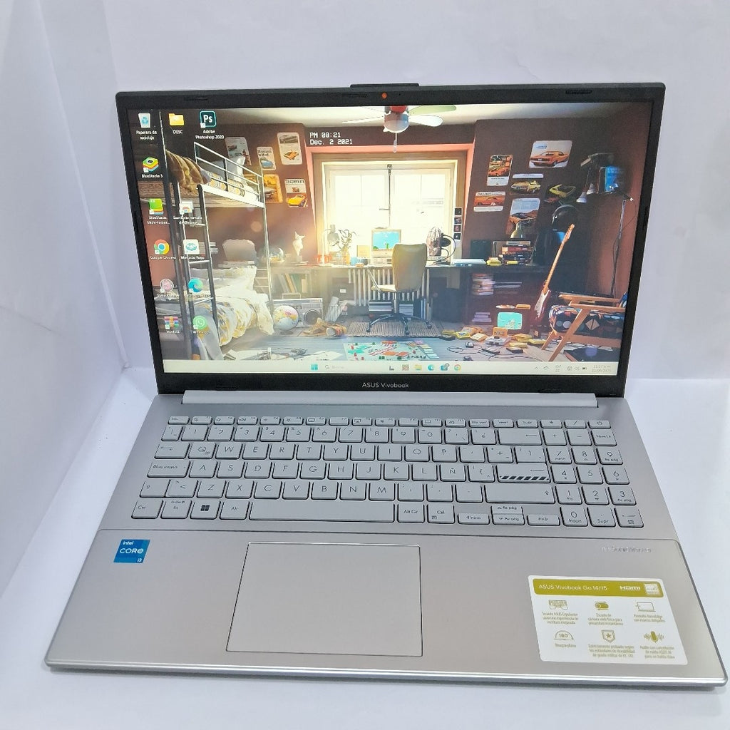 LAPTOP ASUS VIVOBOOK GO 15 E1504GA-NJ469W (2025) 512 GB SSD 8 GB RAM (SEMINUEVO)