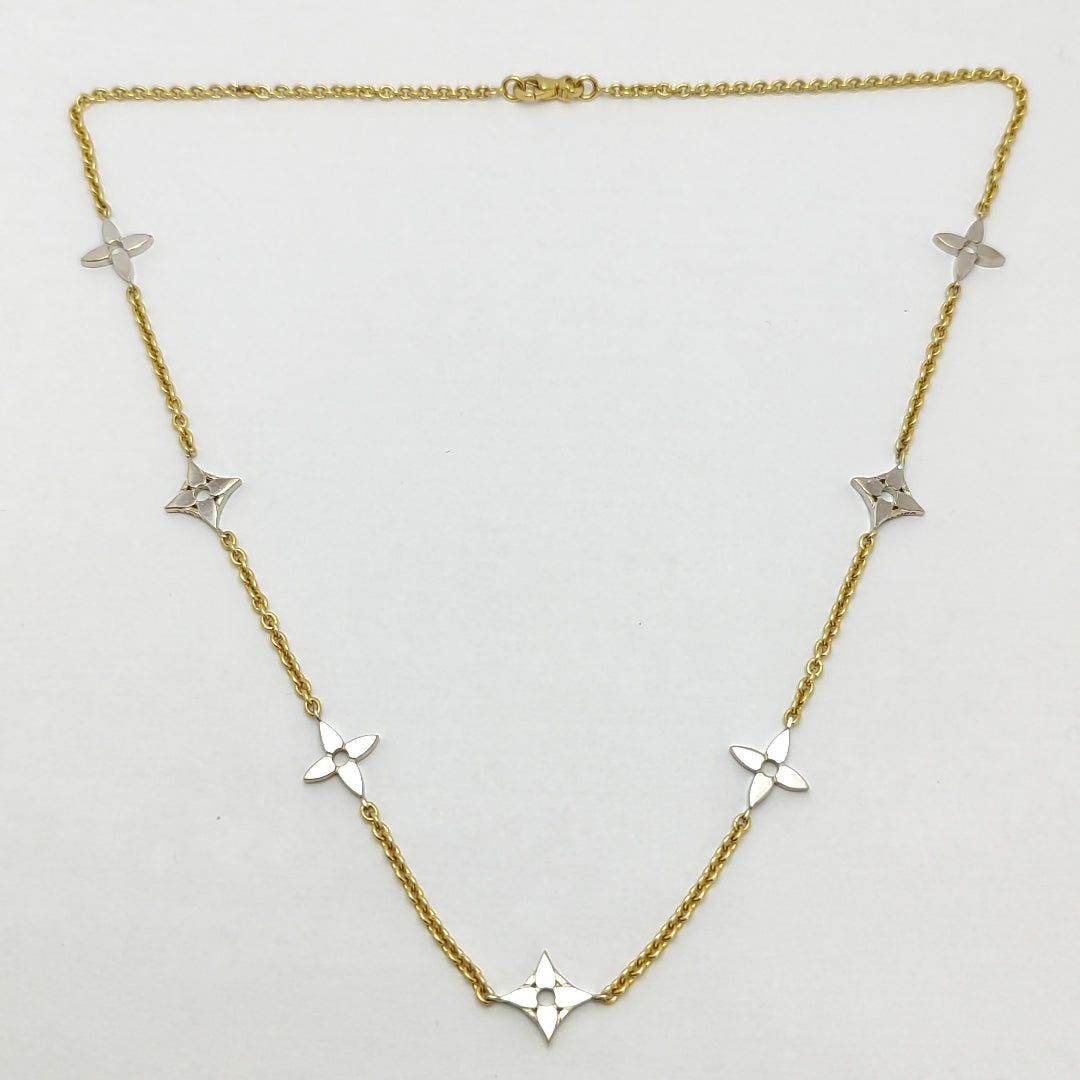 GARGANTILLA ORO COMBINADO 14 K 10,40 GRMS (SEMINUEVO)