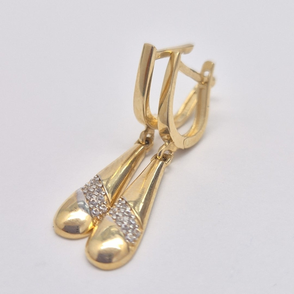 BROQUELES ORO 14K 2.6 (NUEVO)
