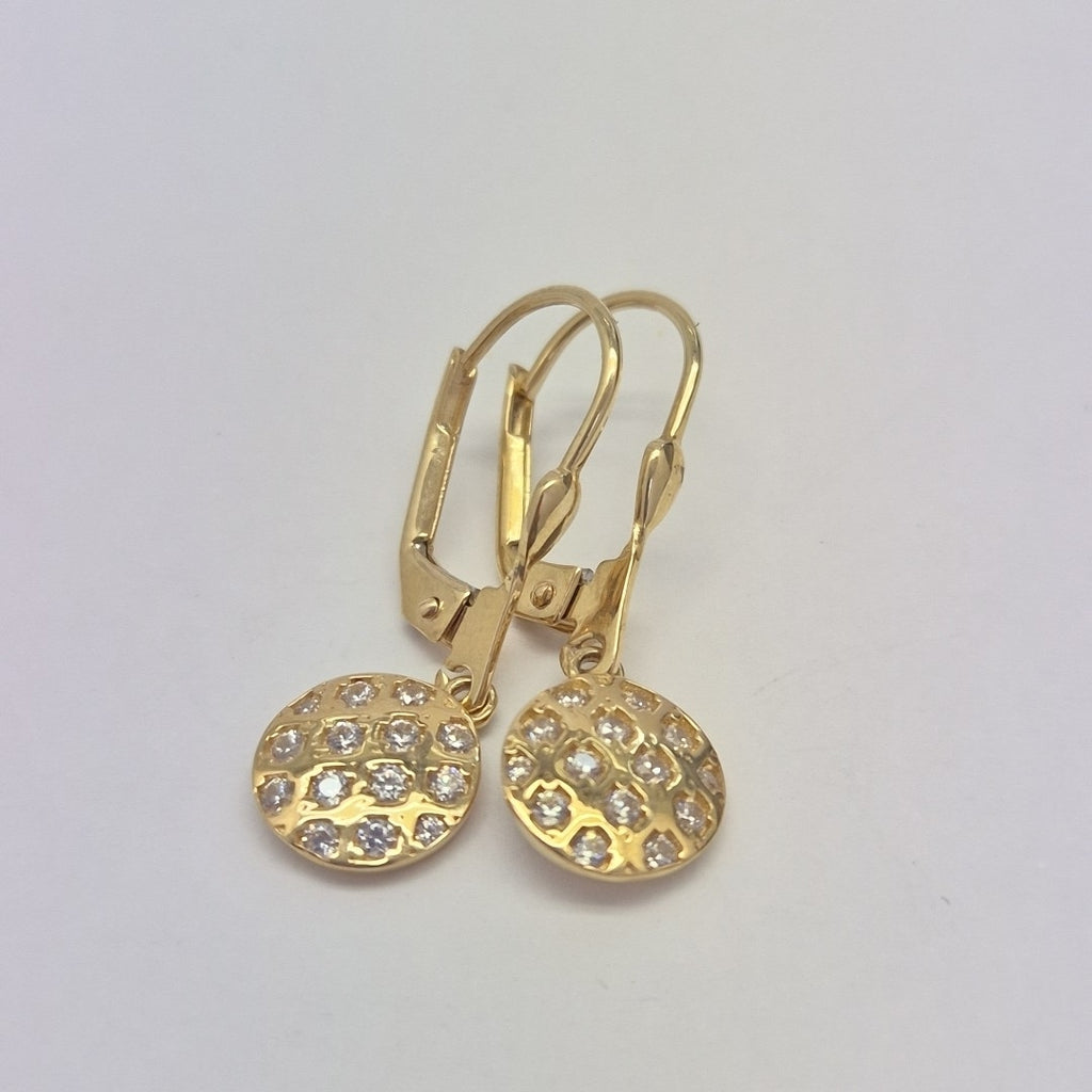 BROQUELES ORO 14K 2.4 (NUEVO)
