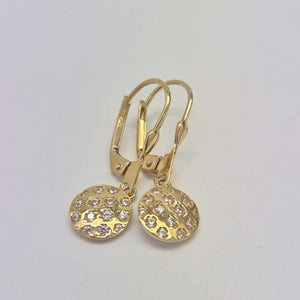 BROQUELES ORO 14K 2.4 (NUEVO)
