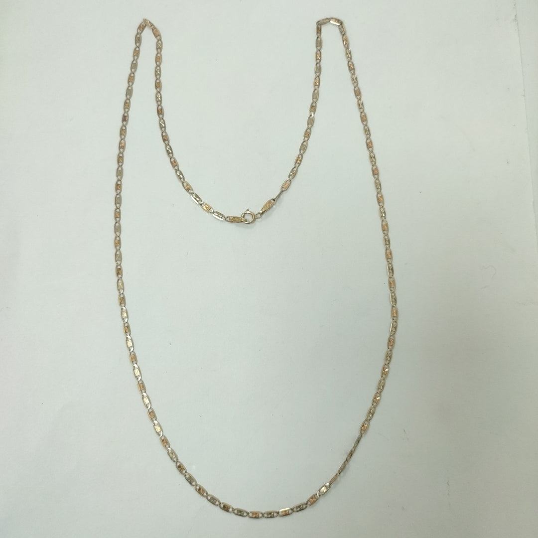 CADENA ORO,ORO PLATINO 10 K 4,40 GRMS (SEMINUEVO)