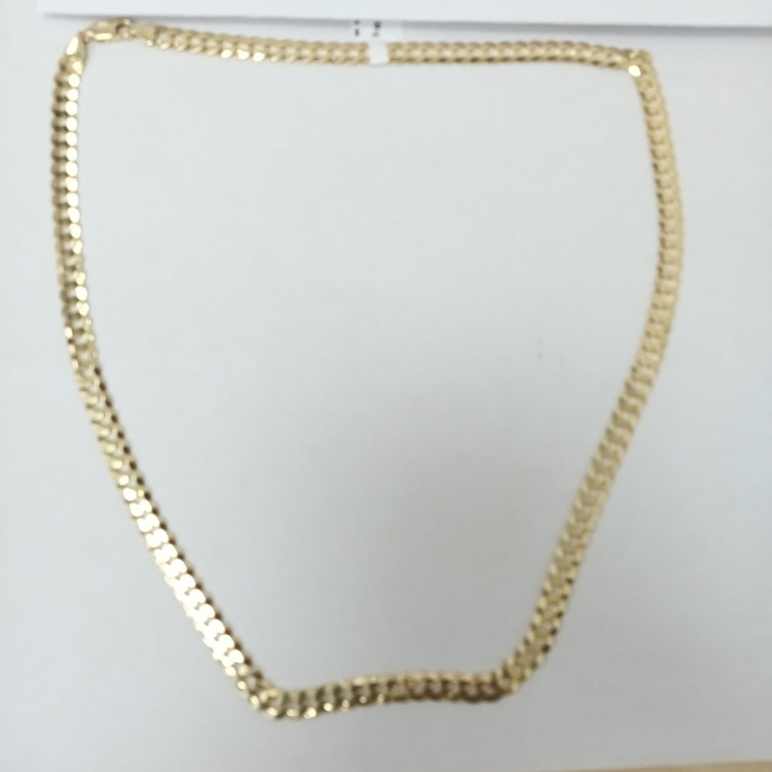 CADENAS BARBADA AMARILLA ORO 14K 30.4 (NUEVO)