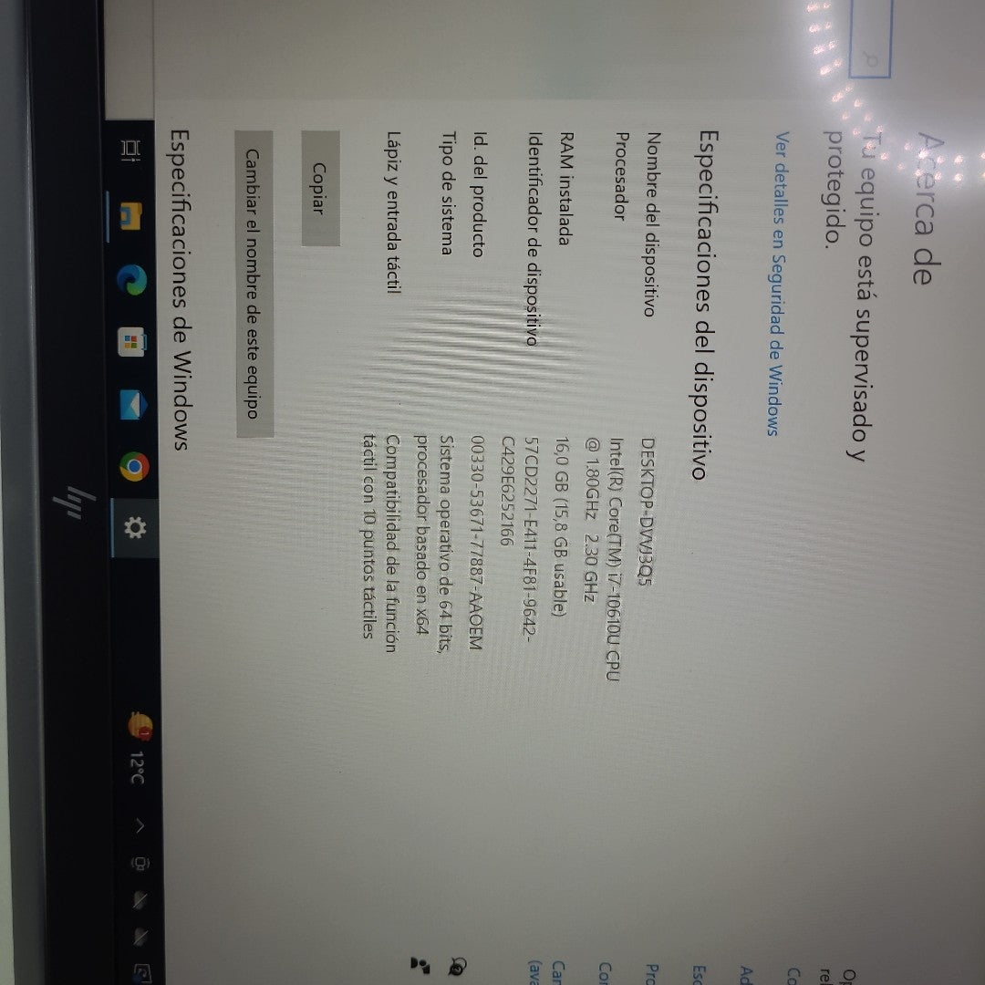 LAPTOP HP ELITEBOOK 840 G8 (2023) 256 GB SSD 16 GB RAM (SEMINUEVO)