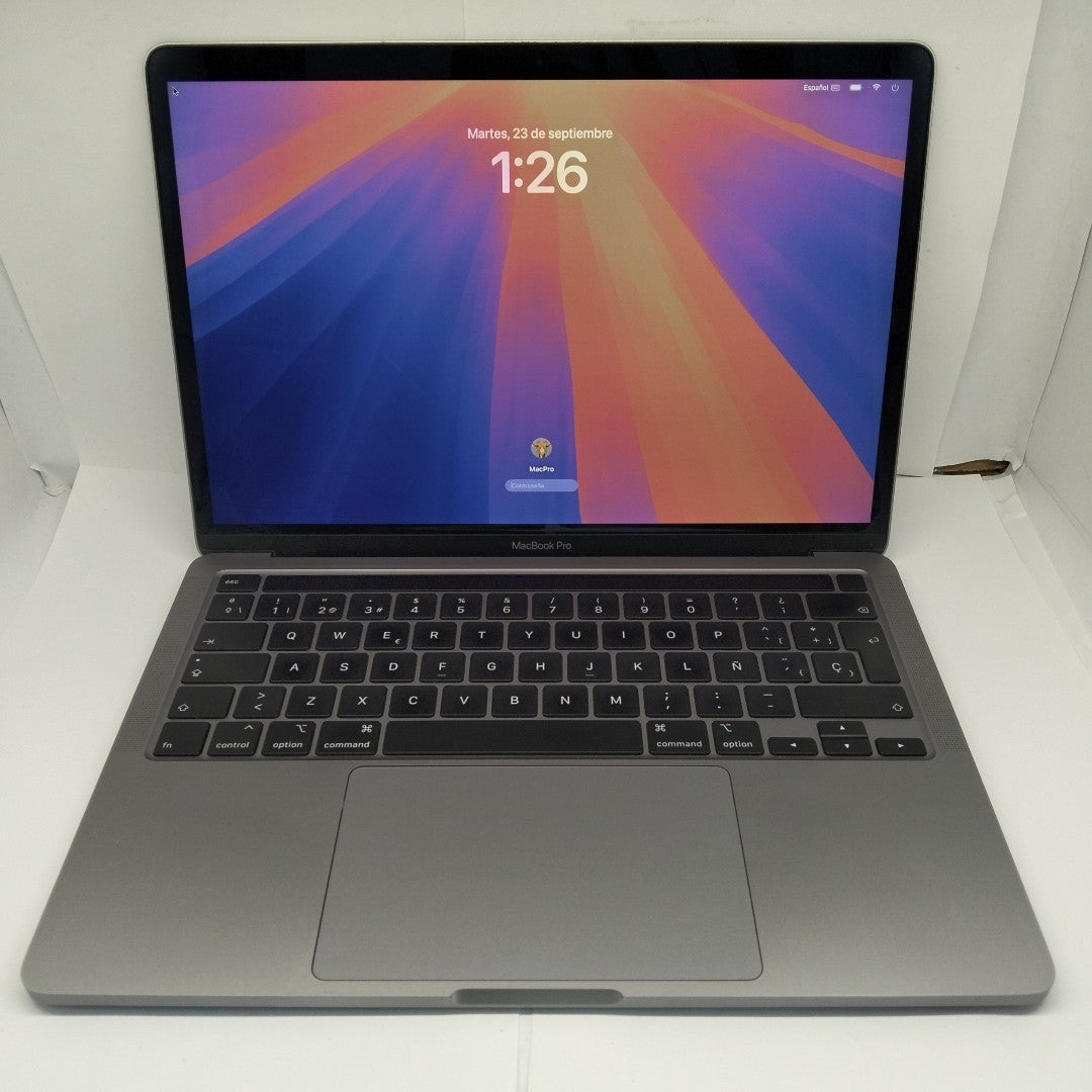 LAPTOP APPLE MACBOOK PRO 13" 2020 1.4 A2289 512 GB SSD 8 GB RAM (SEMINUEVO)