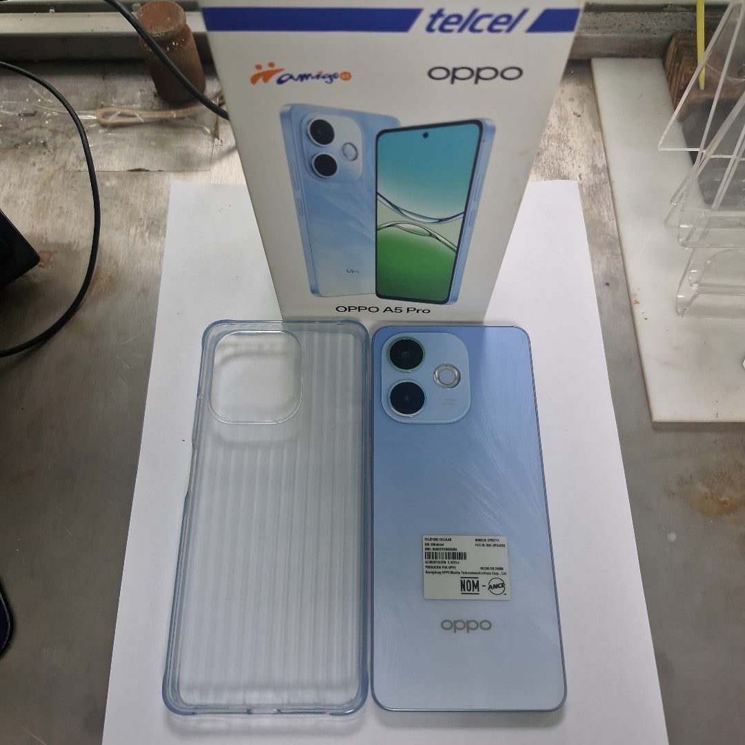 CELULAR OPPO  A5 PRO CPH2711 (2025) 256 GB 8 GB RAM (SEMINUEVO)
