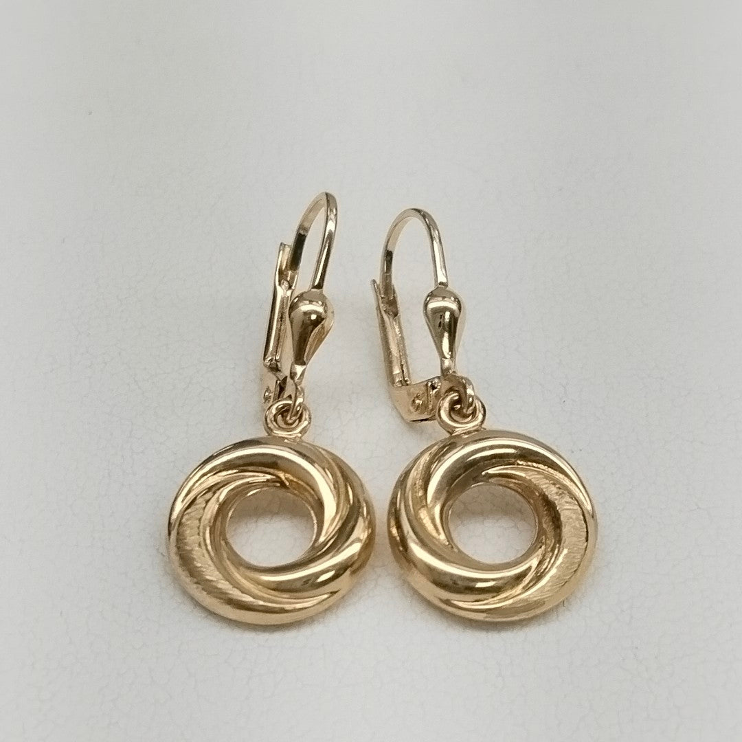 BROQUELES ORO 14K 2.6 (NUEVO)