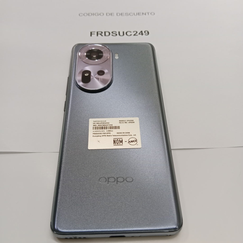 CELULAR OPPO  RENO11 5G CPH2599 (2024) 256 GB 8 GB RAM (SEMINUEVO)