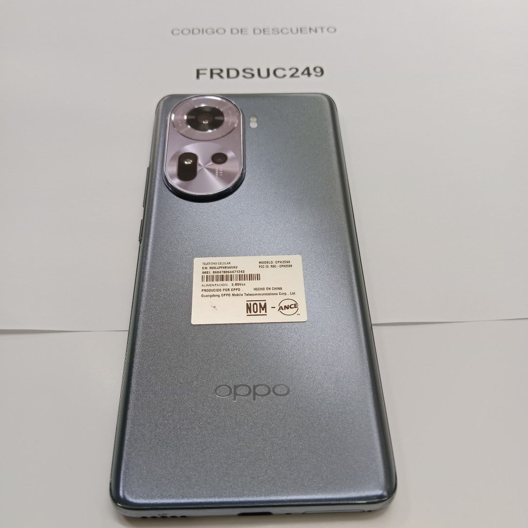 CELULAR OPPO  RENO11 5G CPH2599 (2024) 256 GB 8 GB RAM (SEMINUEVO)