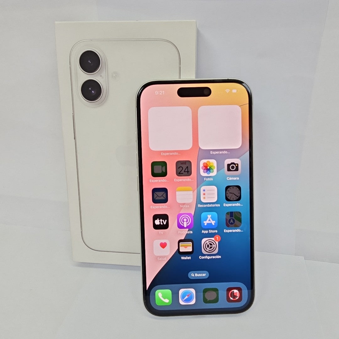 CELULAR APPLE IPHONE 16 A3286 (2024) 128 GB 8 GB RAM (SEMINUEVO)