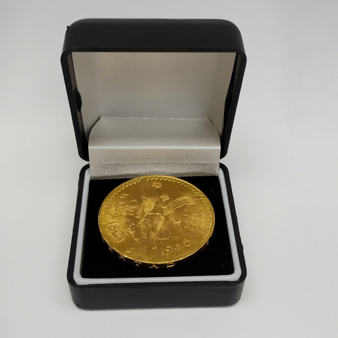 K1 41,60 GRMS - DTO. 0,00 GRMS - 21 K - AVALÚO 79534,21 * IDENTIFICACIÓN MONEDA NOMINATIVA * MONEDAS PESOS 50 PESOS (SEMINUEVO)