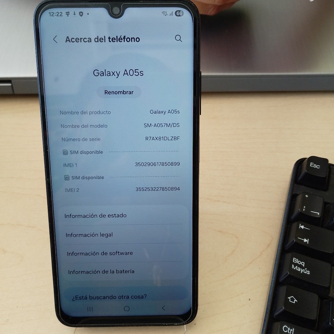 CELULAR SAMSUNG GALAXY A05S SM-A057M/DS 128 GB 4 GB RAM (SEMINUEVO)