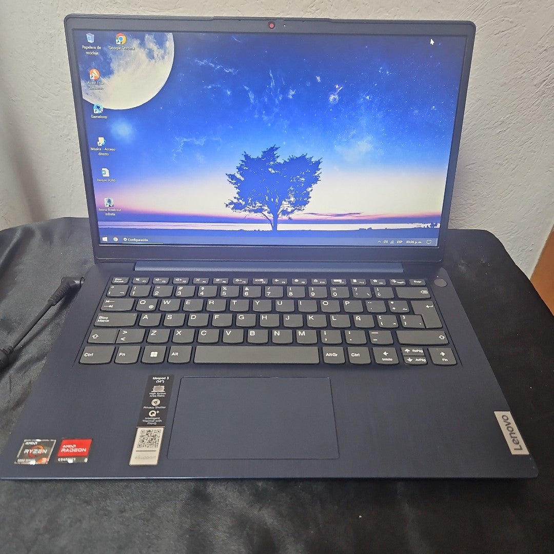 LAPTOP LENOVO IDEAPAD 3 14ALC6 (2022) 512 GB SSD 8 GB RAM (SEMINUEVO)