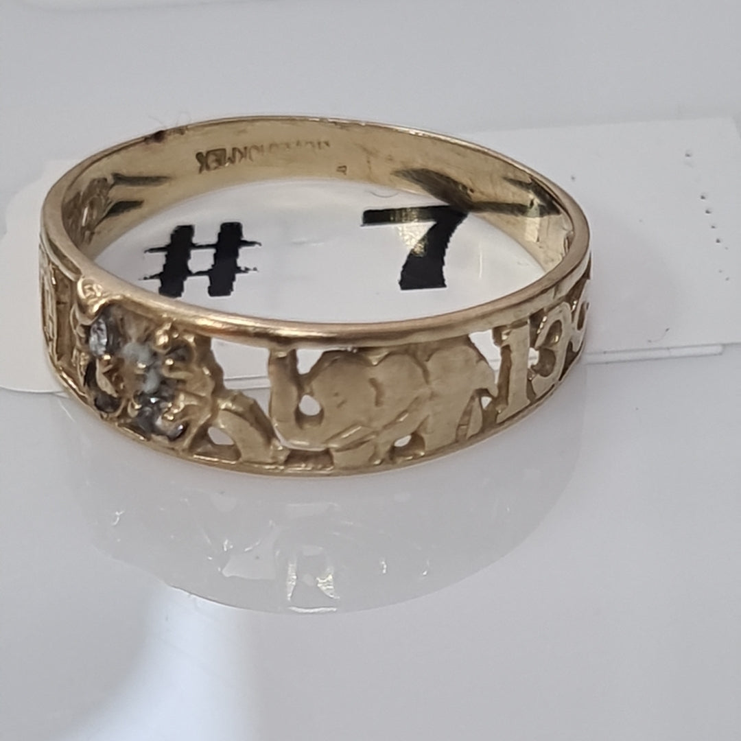 ANILLITO ORO 10 K 1,60 GRMS (SEMINUEVO)