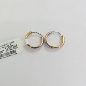 ARRACADAS PAR ORO 14 K 2,00 GRMS (SEMINUEVO)