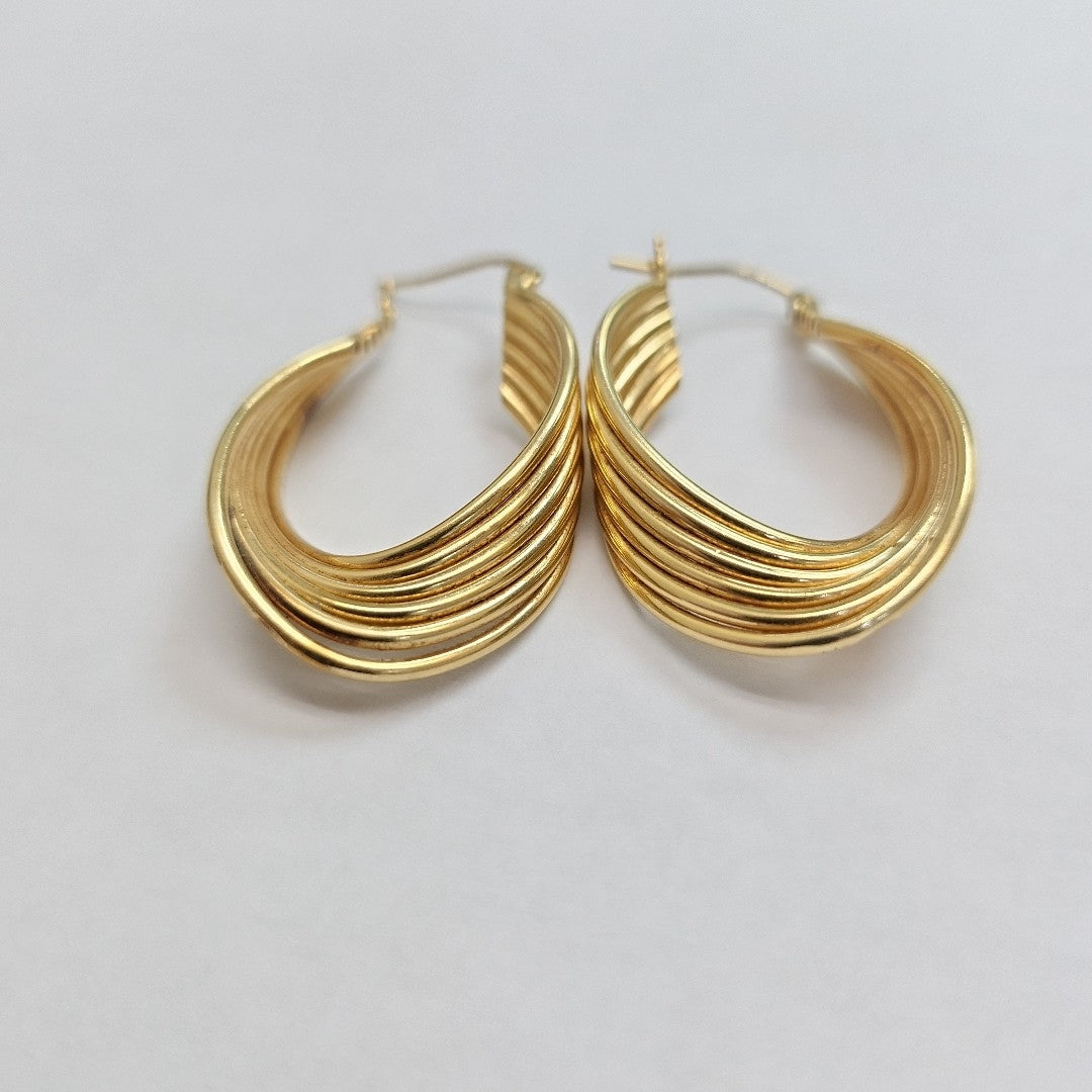 ARRACADAS PAR ORO 14 K 5,40 GRMS (SEMINUEVO)
