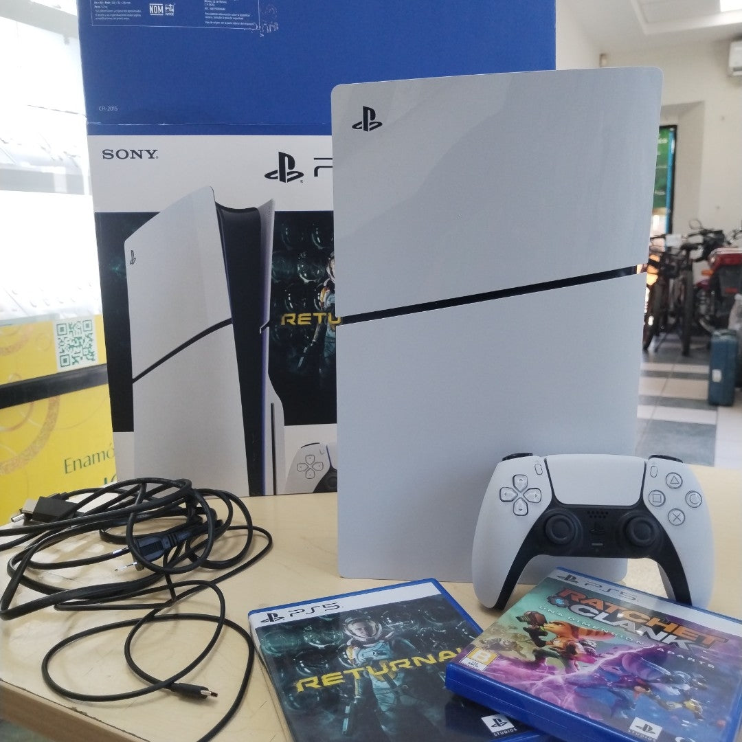 CONSOLA DE VIDEOJUEGO SONY PS5 SLIM 1 TB SSD (SEMINUEVO)