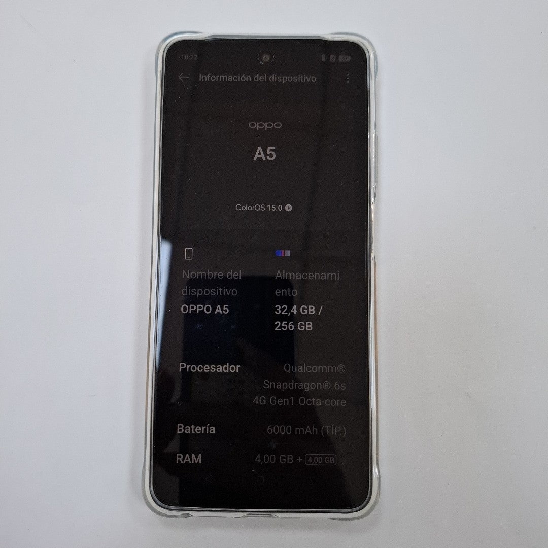 CELULAR OPPO  A5 CPH2727 (2025) 256 GB 4 GB RAM (SEMINUEVO)