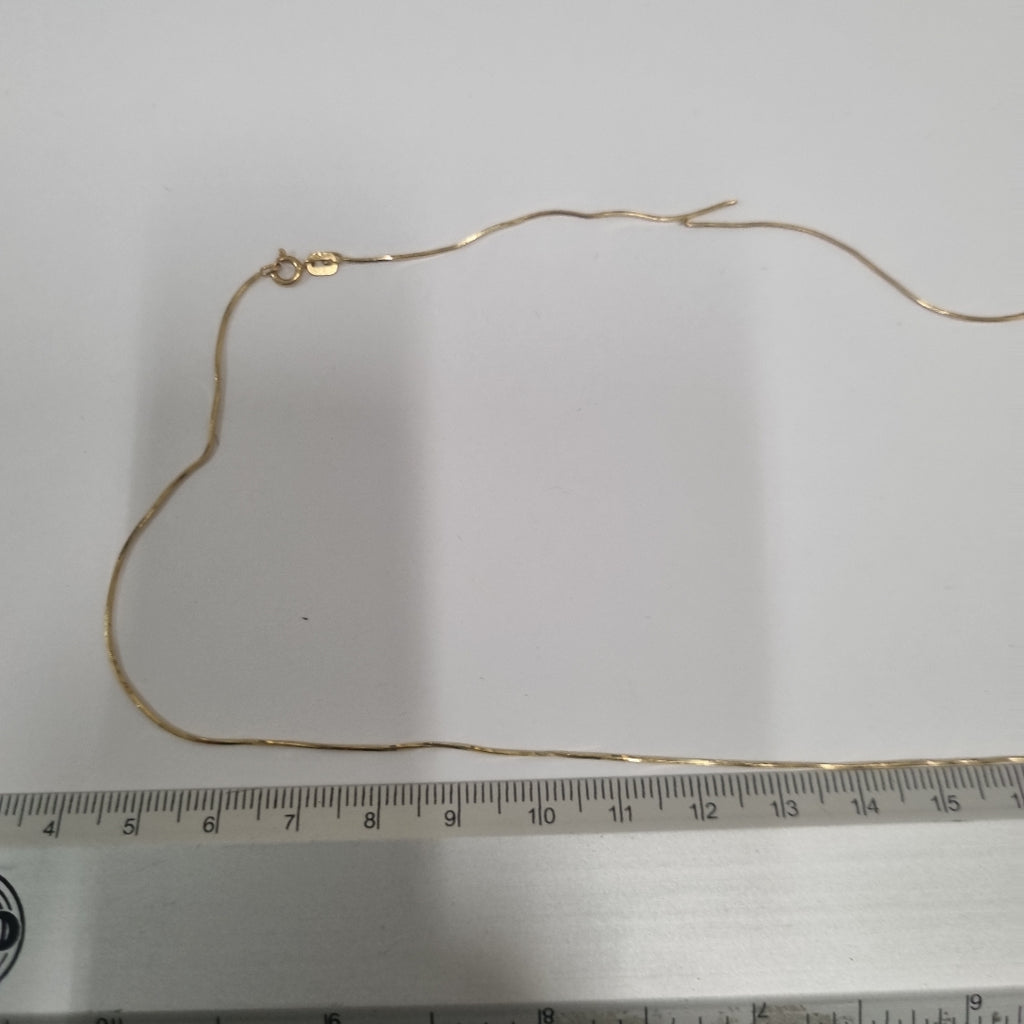CADENA. ORO. 18 K 2.2 GRMS (SEMINUEVO)
