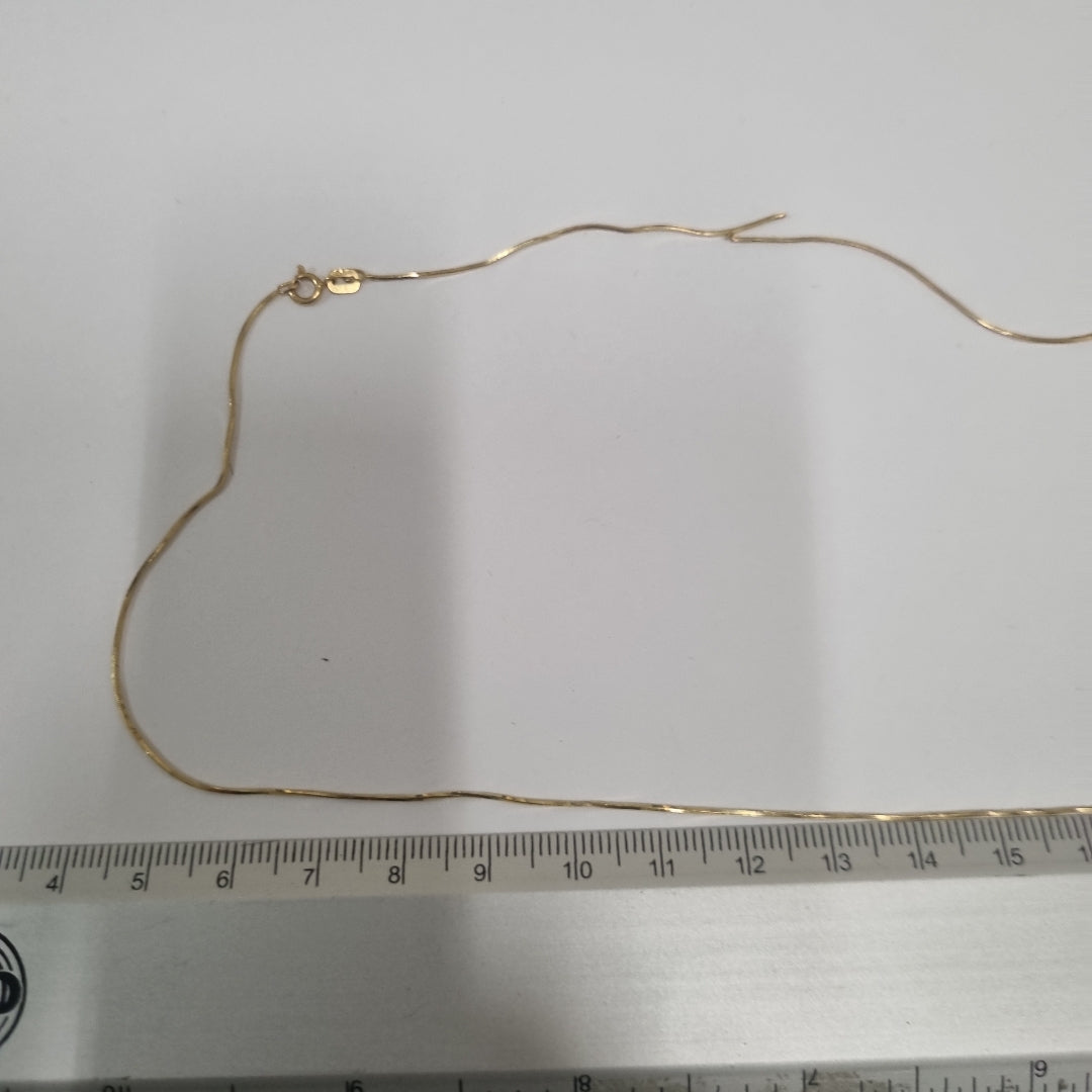 CADENA. ORO. 18 K 2.2 GRMS (SEMINUEVO)