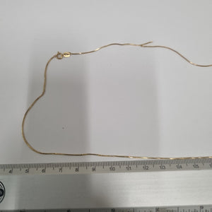 CADENA. ORO. 18 K 2.2 GRMS (SEMINUEVO)