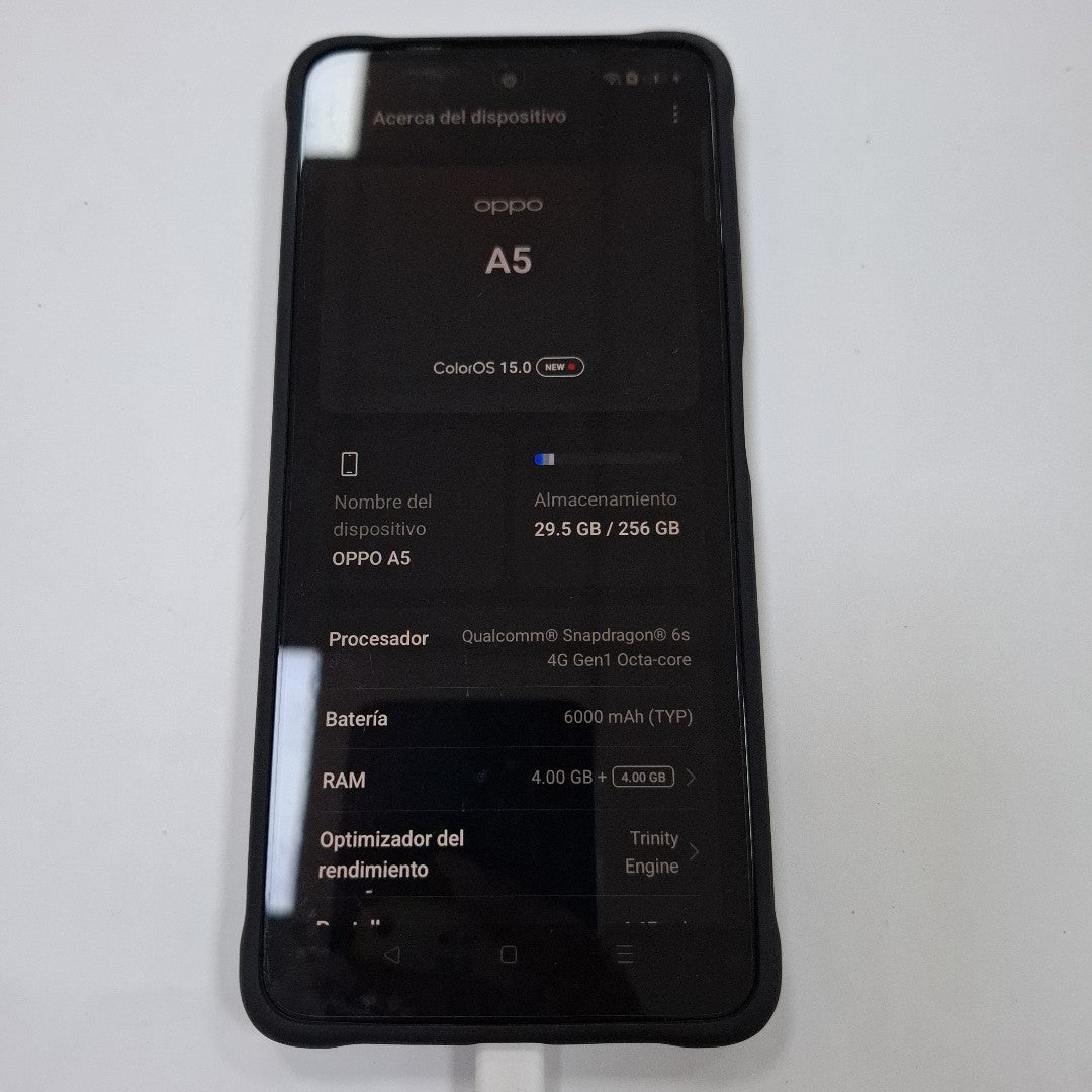 CELULAR OPPO  A5 CPH2727 (2025) 256 GB 4 GB RAM (SEMINUEVO)