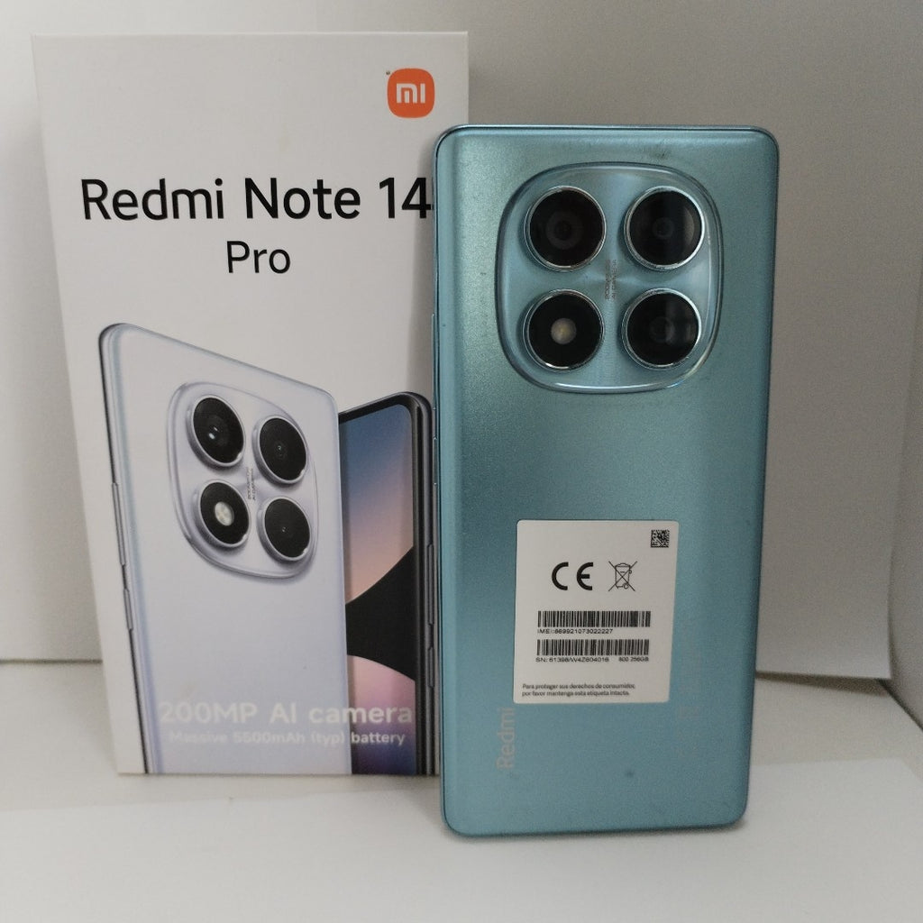 CELULAR XIAOMI REDMI NOTE 14 PRO 24116RACCG (2024) 256 GB 8 GB RAM (SEMINUEVO)