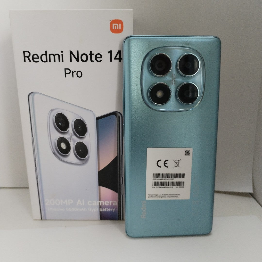 CELULAR XIAOMI REDMI NOTE 14 PRO 24116RACCG (2024) 256 GB 8 GB RAM (SEMINUEVO)