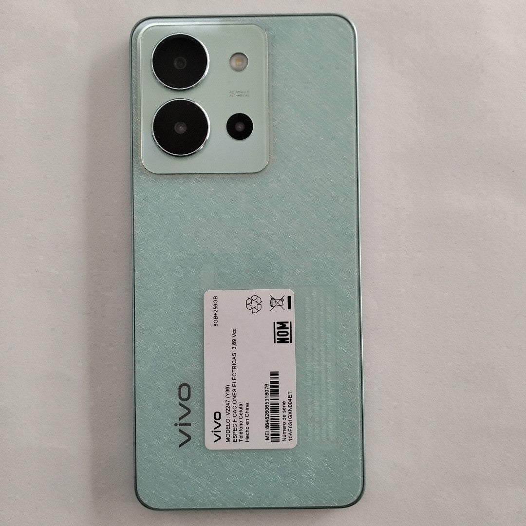 CELULAR VIVO Y36 V2247 256 GB 8 GB RAM (SEMINUEVO)