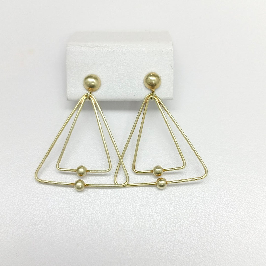BROQUELES PAR ORO 14 K 3,40 GRMS (SEMINUEVO)