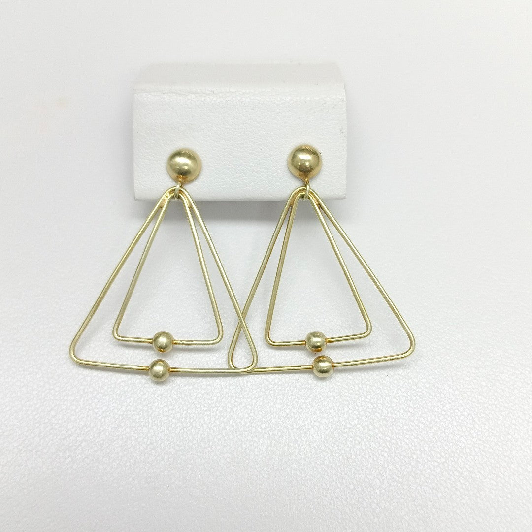 BROQUELES PAR ORO 14 K 3,40 GRMS (SEMINUEVO)