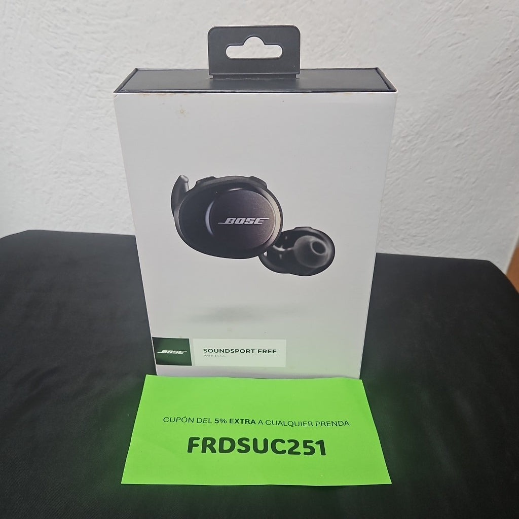AUDIFONOS BOSE SOUNDSPORT FREE DEPORTIVOS                                                                                           INALAMBRICOS                                                                                         (SEMINUEVO)