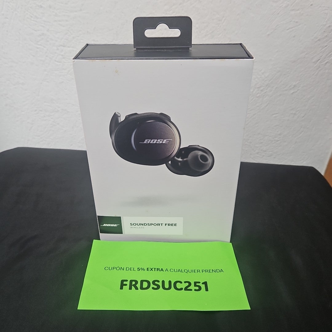 AUDIFONOS BOSE SOUNDSPORT FREE DEPORTIVOS                                                                                           INALAMBRICOS                                                                                         (SEMINUEVO)