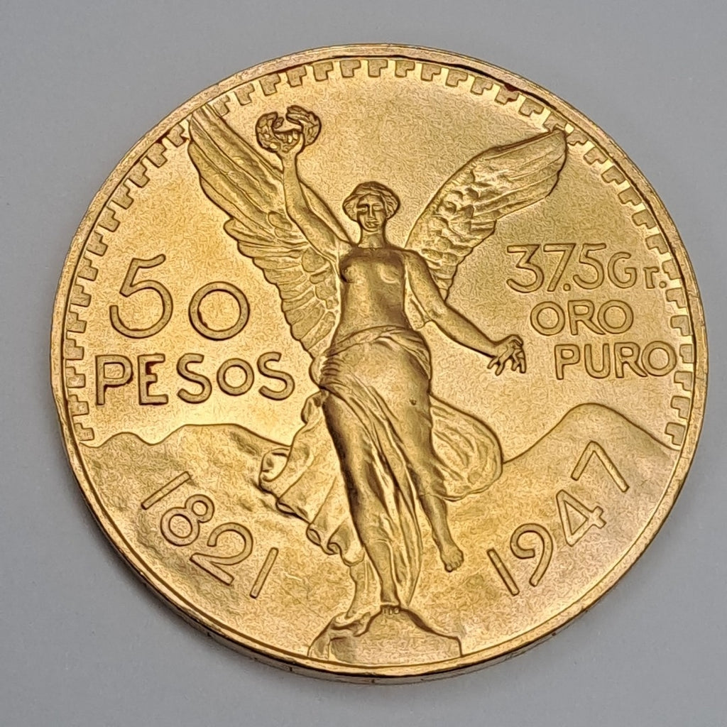 K1 41,60 GRMS - DTO. 0,00 GRMS - 21 K - AVALÚO 79534,21 * IDENTIFICACIÓN MONEDA NOMINATIVA * MONEDAS PESOS 50 PESOS (SEMINUEVO)