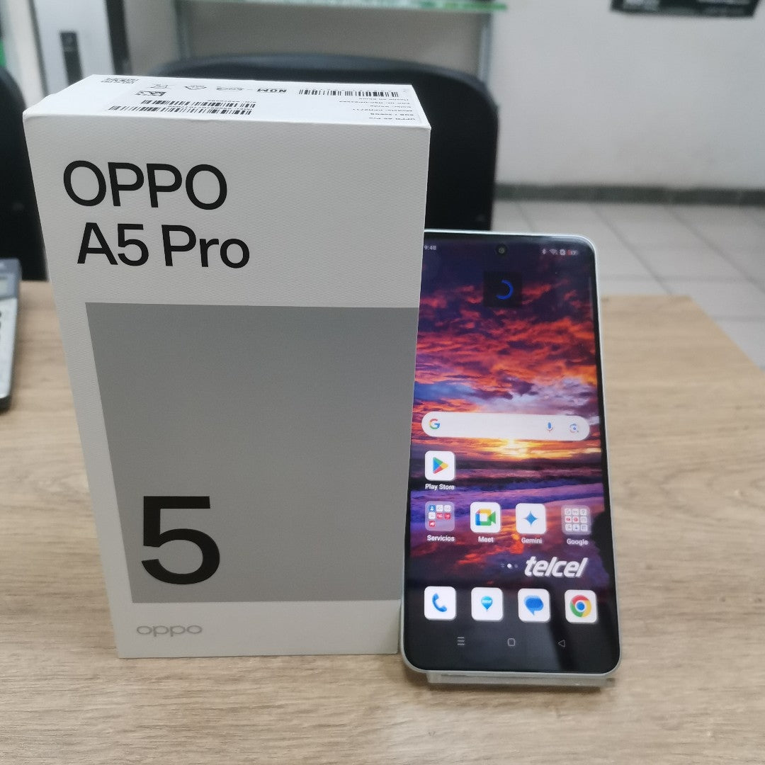 CELULAR OPPO  A5 PRO CPH2711 (2025) 256 GB 8 GB RAM (SEMINUEVO)
