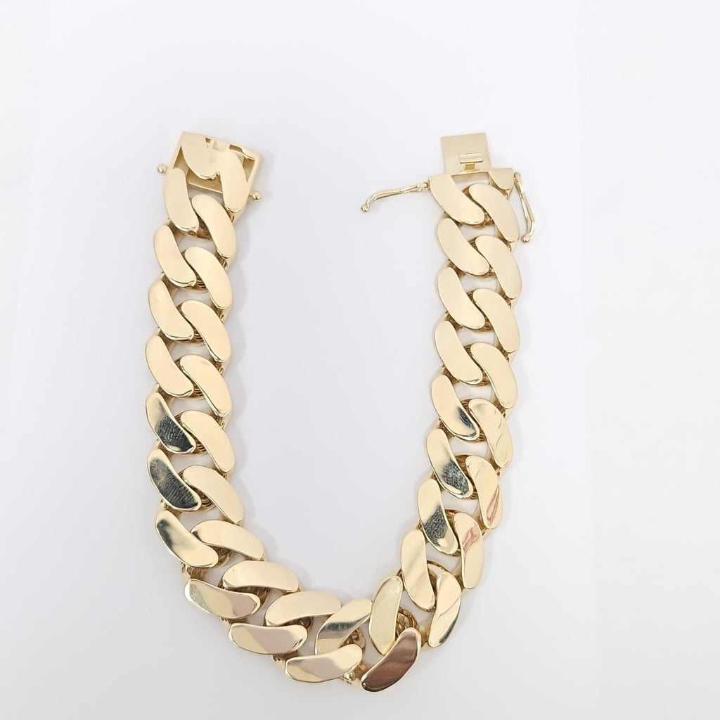 PULSERAS CABALLERO ORO 14K 32.5 (NUEVO)