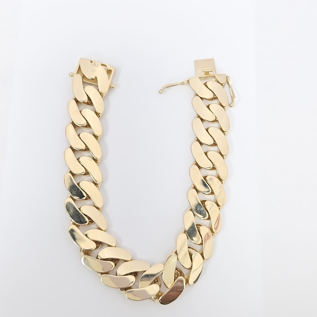 PULSERAS CABALLERO ORO 14K 32.5 (NUEVO)