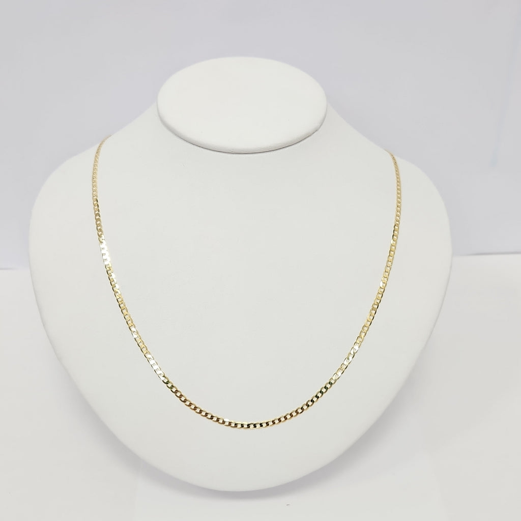 CADENAS BARBADA AMARILLA ORO 14K 3.7 (NUEVO)