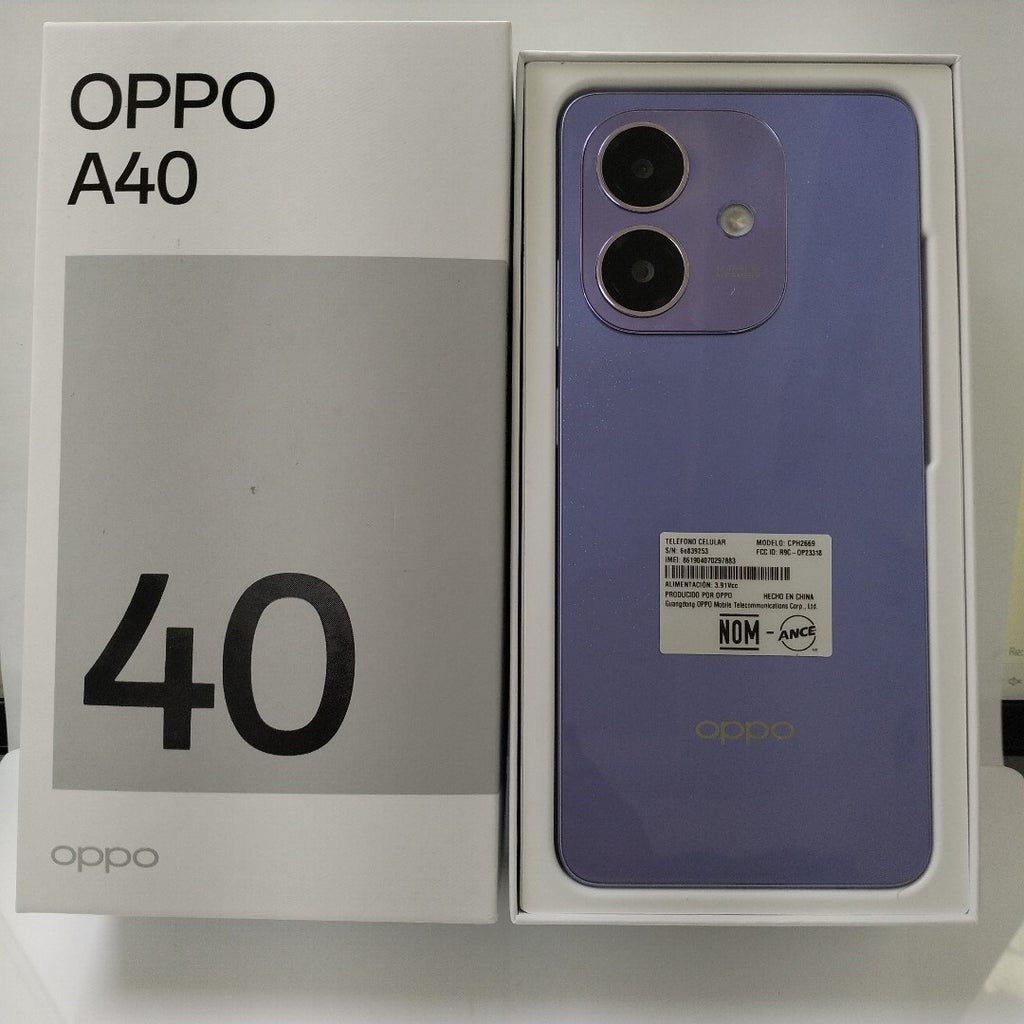 CELULAR OPPO  A40 CPH2669 (2024) 256 GB 4 GB RAM (SEMINUEVO)