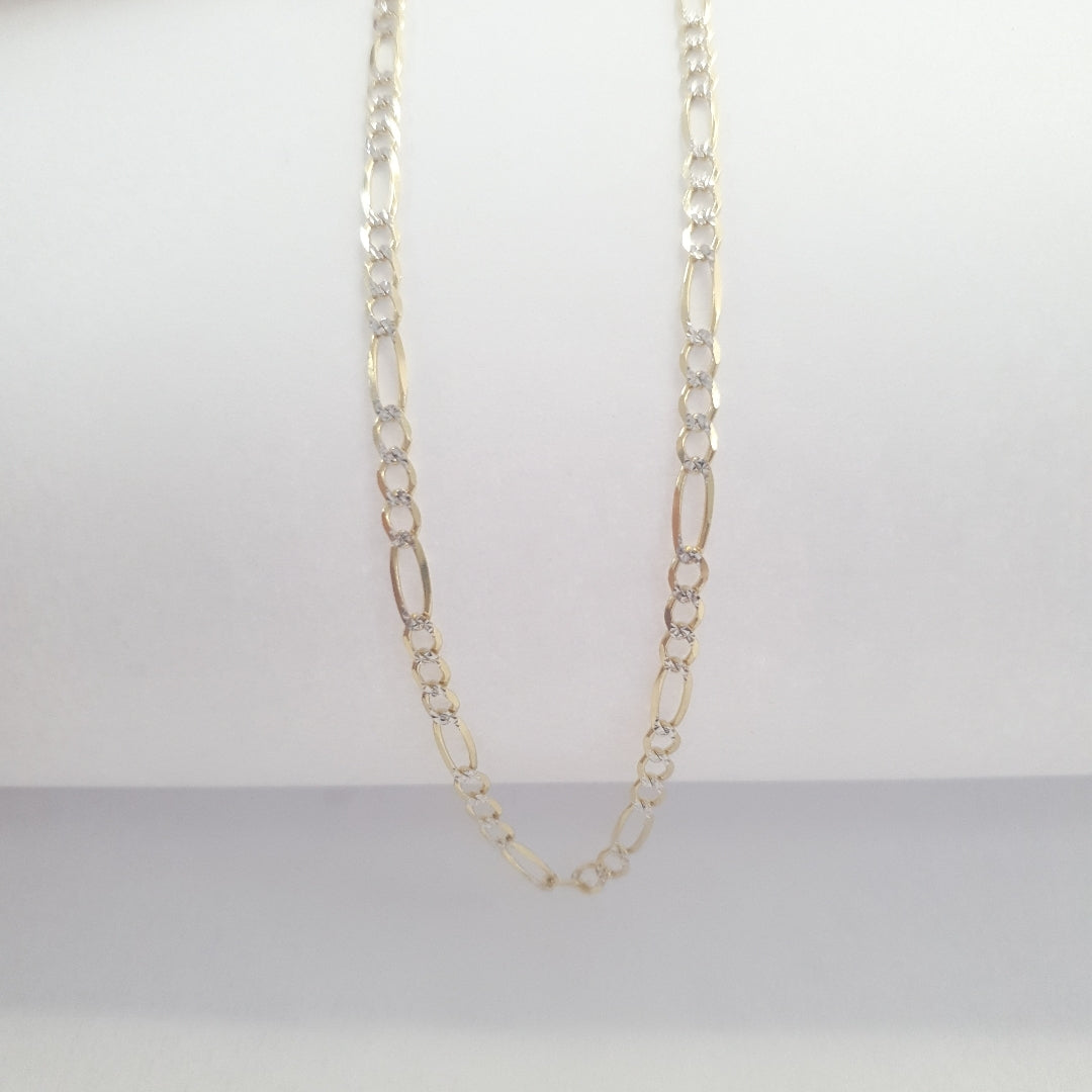 CADENAS CARTIER 3*1 DIAMANTADA ORO 10K 6.4 (NUEVO)