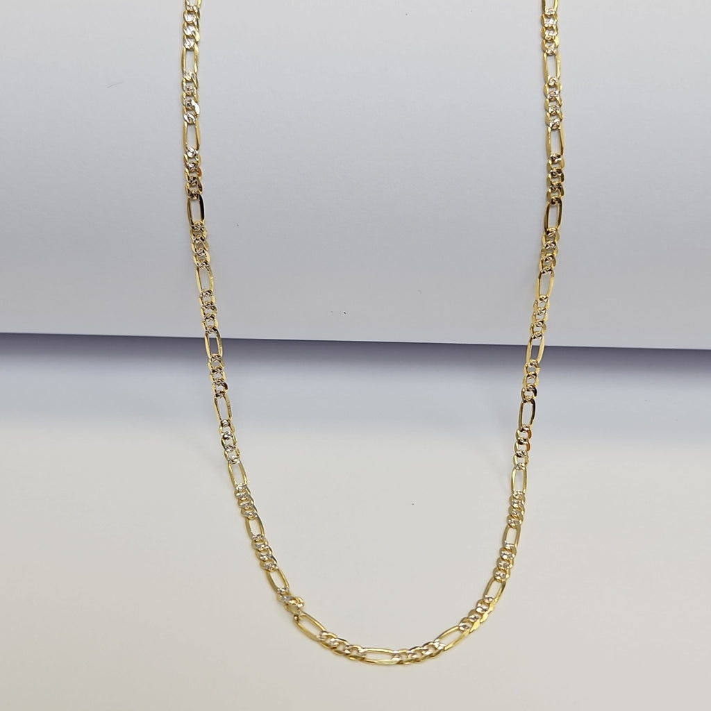 CADENAS CARTIER 3*1 DIAMANTADA ORO 14K 5.1 (NUEVO)