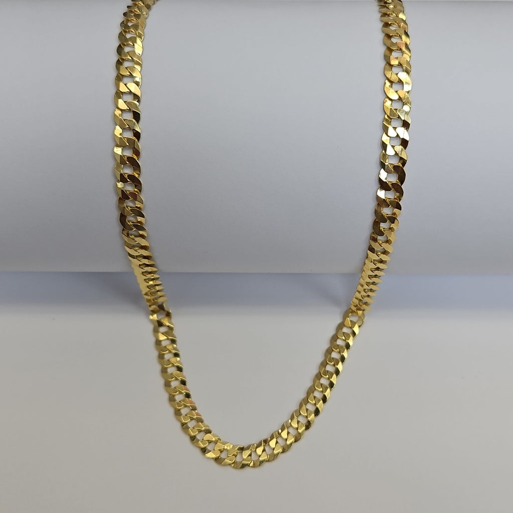 CADENAS BARBADA AMARILLA ORO 14K 24.6 (NUEVO)
