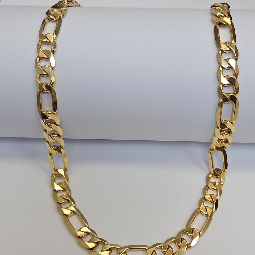 CADENAS CARTIER 3*1 AMARILLA ORO 14K 75.2 (NUEVO)