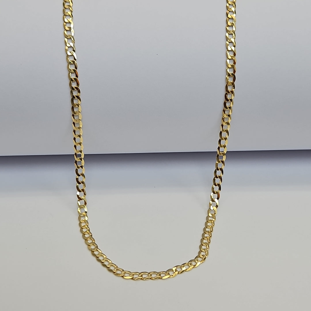CADENAS BARBADA AMARILLA ORO 14K 7.1 (NUEVO)