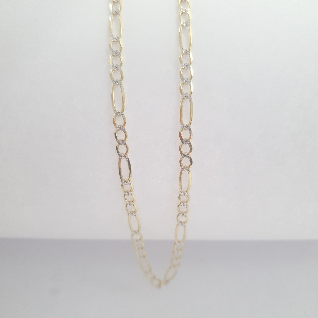 CADENAS CARTIER 3*1 DIAMANTADA ORO 14K 7.9 (NUEVO)